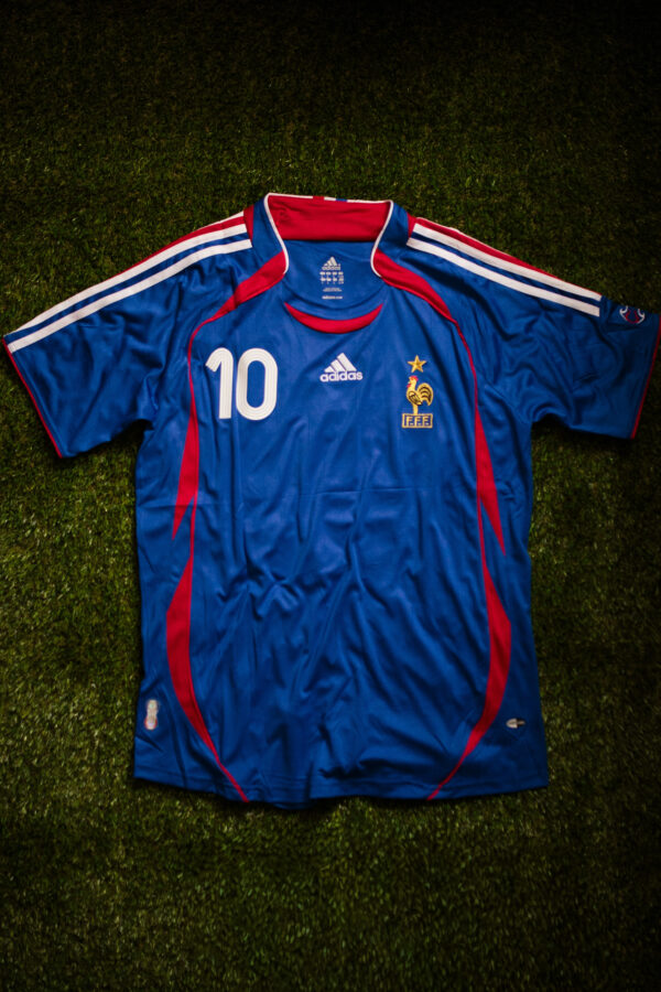 CAMISA RETRO SELEÇÃO DA FRANÇA PERS. 10 ZIDANE