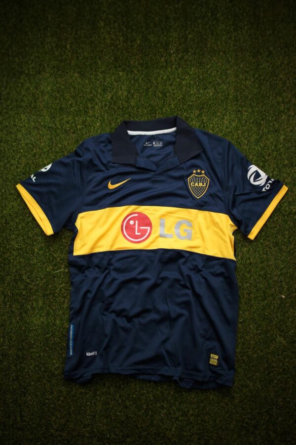 CAMISA BOCA JUNIORS 09/10 PERS. 10 RIQUELME