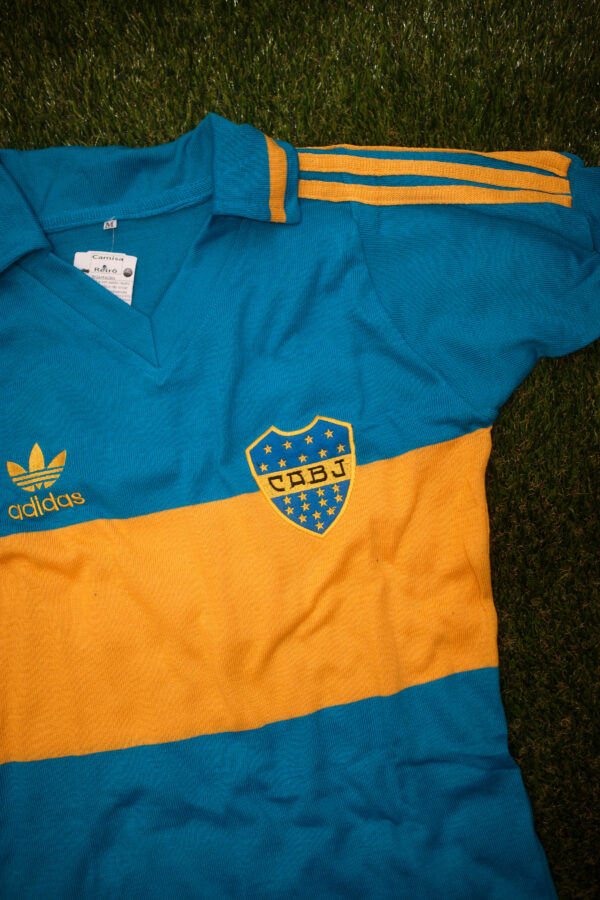 CAMISA RETRÔ BOCA JUNIORS 1987 Nº 10