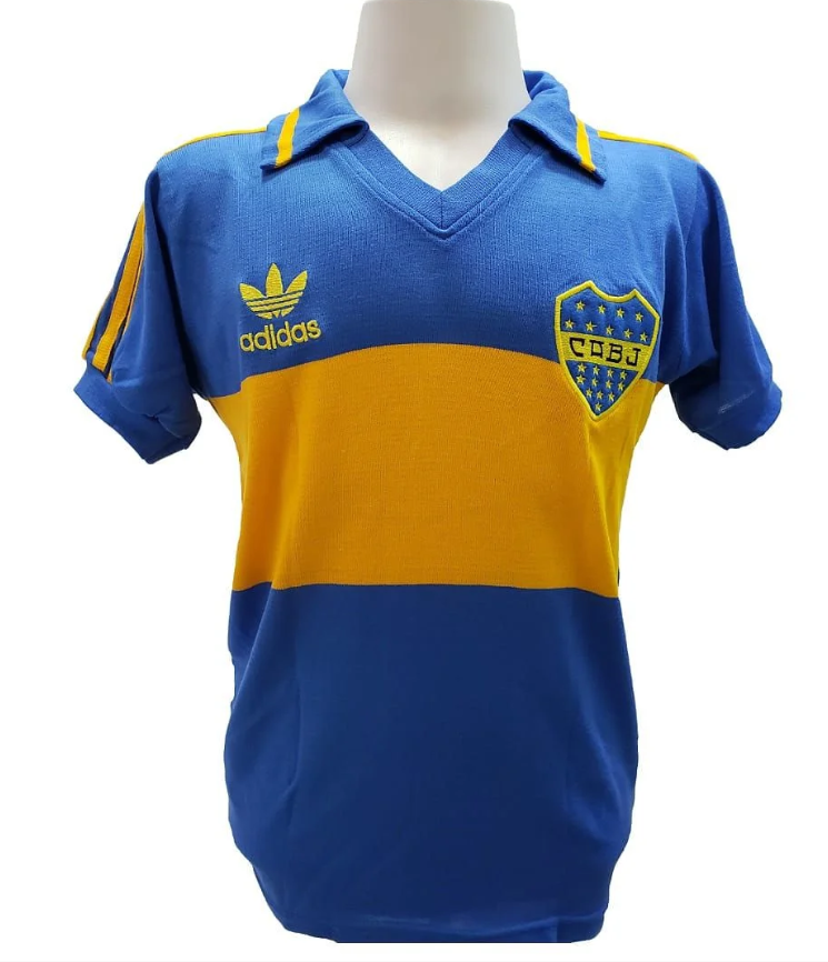 CAMISA RETRÔ BOCA JUNIORS 1987 Nº 10