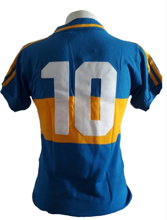 CAMISA RETRÔ BOCA JUNIORS 1987 Nº 10