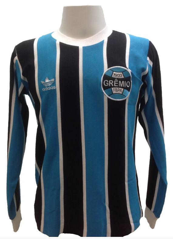 CAMISA RETRÔ GRÊMIO 1983 MANGA LONGA Nº 7